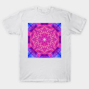 Glowing Pink and Blue  Lights T-Shirt